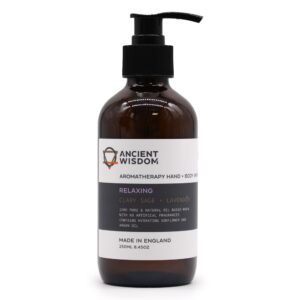 Gel Duș cu Aromaterapie pentru Mâini și Corp - Salvie și Lavandă 250 ml