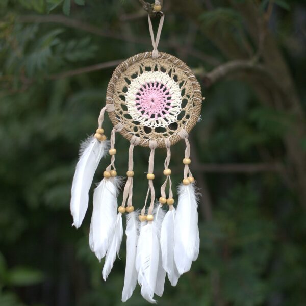 Dream Catcher (Prinzător de Vise) - Roz 12cm (diferite tipuri)
