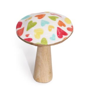 Ciupercă Mijlocie -  15cm - Inimi Pastelate