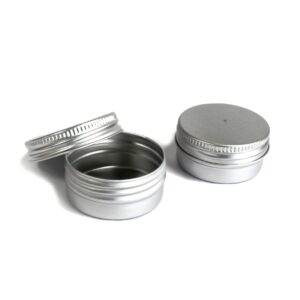 Cutie rotundă din tablă de aluminiu de 10 ml