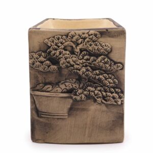 Aroma Lampă Bonsai Pictată Manual - Ardezie