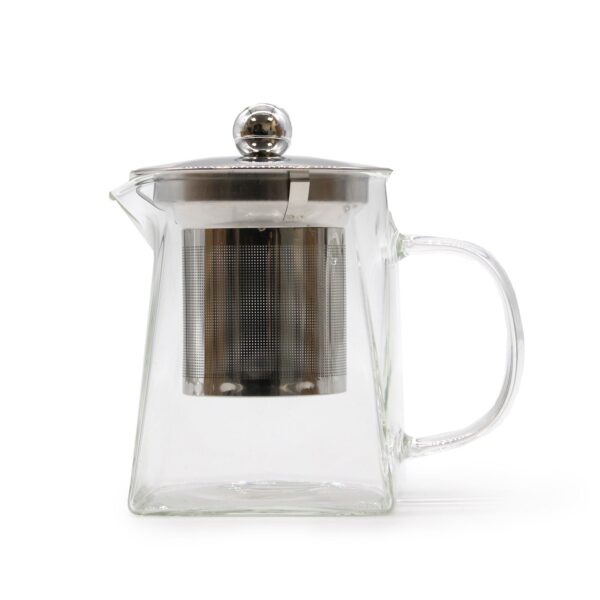 Ceainic din Sticlă cu Infuzor - Turn - 350 ml
