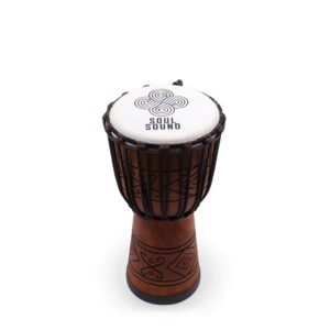 Tobă Djembe Pro Medie – Soul Sound (ton jos) – 40 cm (18 cm diametru)