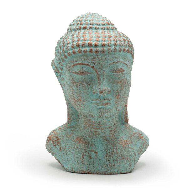Cap Buddha Liniștit – Cupru Verde