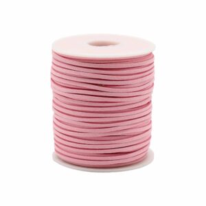 Rolă de Șnur de Bumbac -  2.5mm x 45m - Roz A064