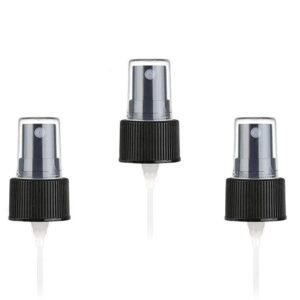 Cap pulverizator negru din plastic pentru sticlă Boston chihlimbar 120 ml (22-410)