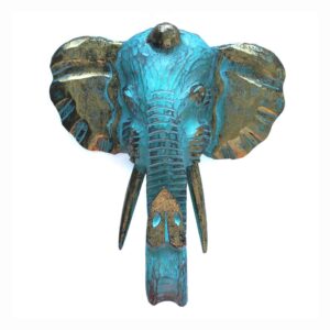 Cap Mare de Elefant - Auriu și Turcoaz