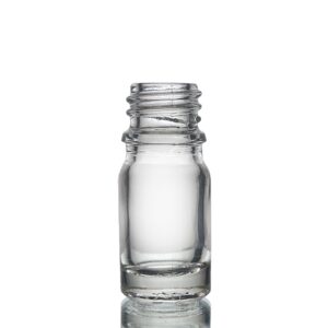 Sticlă de Sticlă Transparentă 5ml - Fără Capac