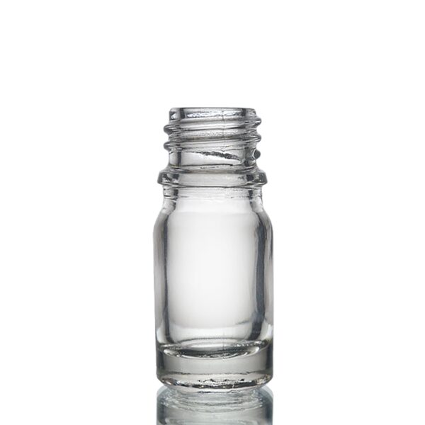 Sticlă de Sticlă Transparentă 5ml - Fără Capac