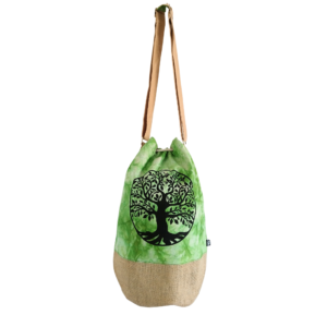 Rucsac 100% Natural - Verde Stonewash - Arborele Vieții