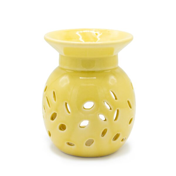 Aroma Lampă Cu Flori - Galben