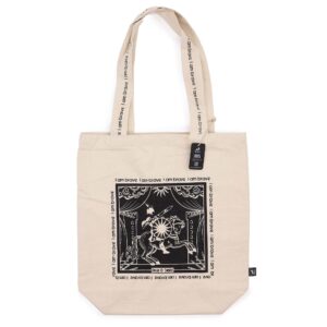 Geantă Hop Hare - I am Brave - Pânză de Bumbac de 10 oz