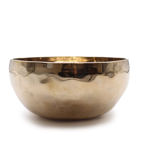 Bol Cântător Lucios Din Metal De Clopot Realizat Manual – Extra Mare (Aprox. 1500g) – 21 cm
