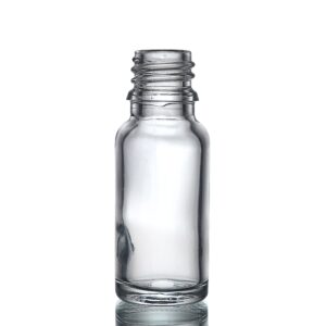 Sticlă de Sticlă Transparentă 15ml - Fără Capac