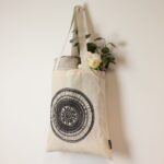 Geantă tote Basic Urban Mandala, Natural, 40x37 cm