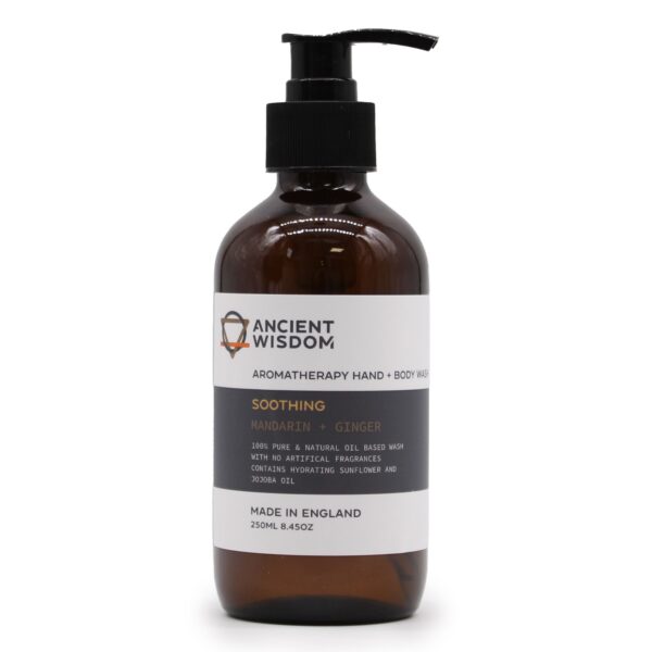 Gel Duș cu Aromaterapie pentru Mâini și Corp - Mandarină și Ghimbir 250 ml