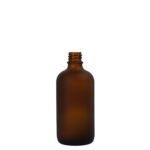 10ml Sticlă din Chihlimbar Mat cu Pipetă – Fără Capac