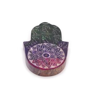 Suport Hamsa pentru Bețișoare Parfumate 9x6cm - Floare de Lotus