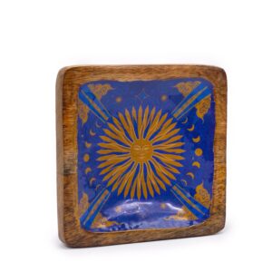 Tăviță pentru bijuterii 15x15x2.5cm - Albastra HOP HARE