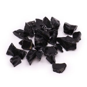 Cristale Brute (500gm) - Obsidian Negru