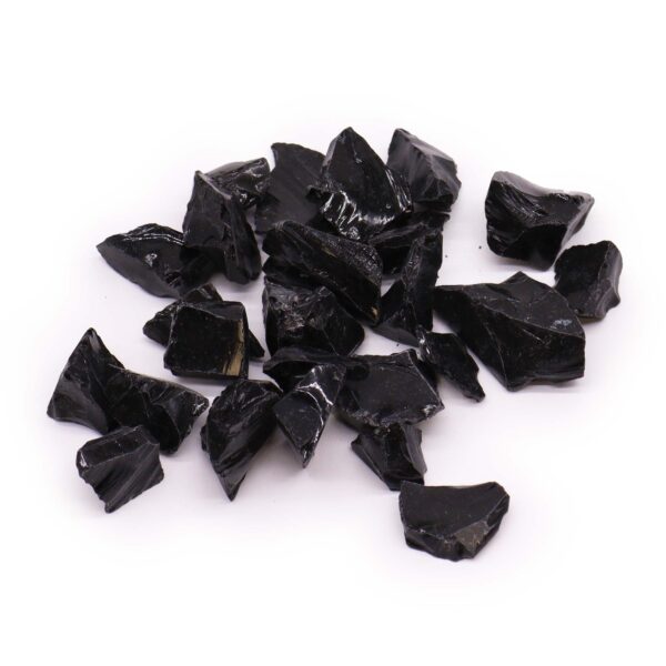 Cristale Brute (500gm) - Obsidian Negru