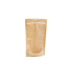 Set 50 ambalaje kraft cu fereastră întreagă 16×24 cm