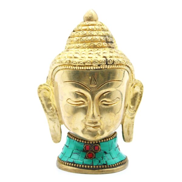 bG9jYWw6Ly9tZWRpYS9IUC8yRC82MFIzMEMxRzZSUksyREhQL2YyODU5ODAwLmpwZWc Figurină Buddha din Alamă - Cap Mare - 11.5 cm