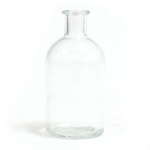 Flacon Oval Antic cu Difuzor - Transparent - 250ml