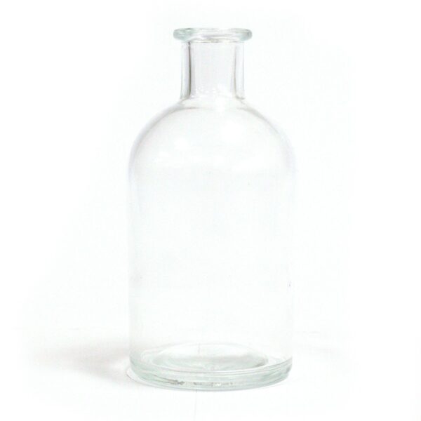 Flacon Oval Antic cu Difuzor - Transparent - 250ml