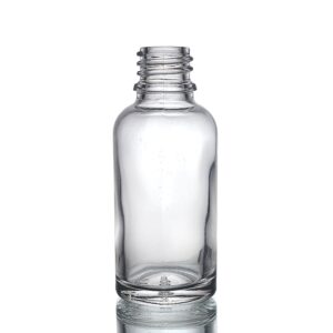 Sticlă de Sticlă Transparentă 30ml - Fără Capac