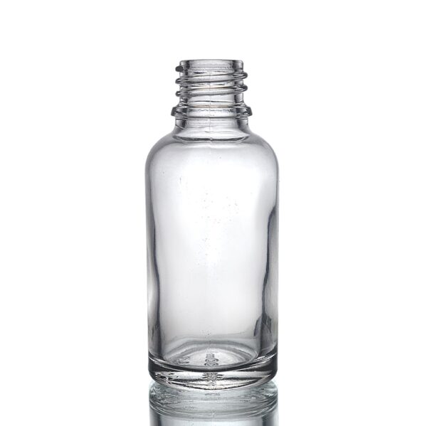 Sticlă de Sticlă Transparentă 30ml - Fără Capac
