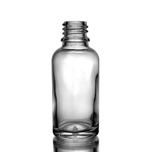 Sticlă cu pipetă de 30 ml, de culoare gri fumuriu