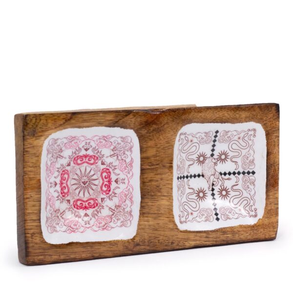 Tăviță Dublă pentru Bijuterii 20x10x2.5cm - HOP HARE