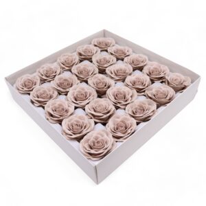 Trandafir Vintage Mare (cu 7 straturi) - Somersett Beige