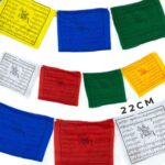 Steaguri Tibetane Mari de Rugăciune - 22cm (10 Steaguri)