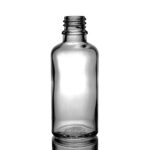 Sticluță de sticlă cu pipetă, gri fumuriu, 50 ml