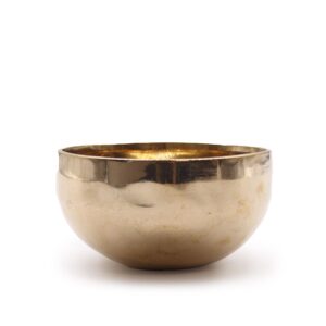 Bol Cântător Lucios Din Metal De Clopot Realizat Manual – Mic (Aprox. 550g) – 13 cm