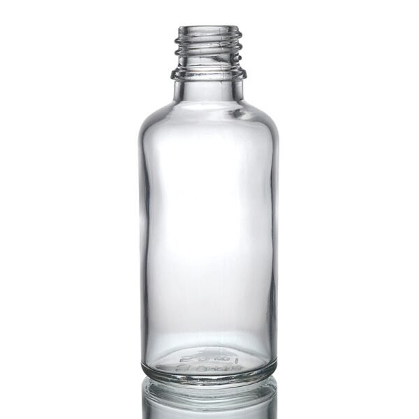 Sticlă de Sticlă Transparentă 100ml - Fără Capac
