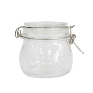 Borcan pentru gem 500 ml cu clemă metalică