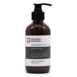 Gel Duș cu Aromaterapie pentru Mâini și Corp - Ienupăr, Lime și Mentă 250 ml