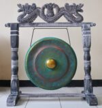 Gong Mic cu Suport - 25cm - Verde