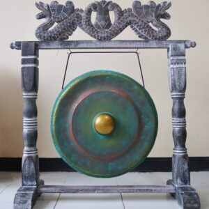 Gong Mic cu Suport - 25cm - Verde