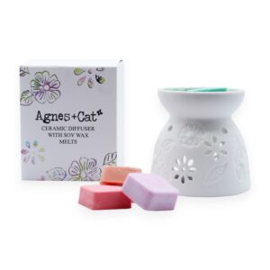 Aroma lampă cu 4 pastile de ceară din soia