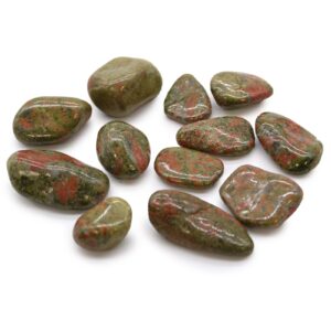 Set de 12 buc. pietre africane medii - Unakite
