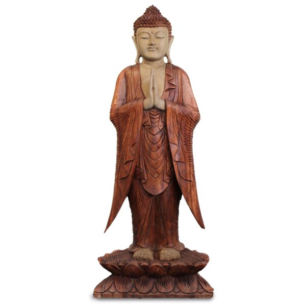 bG9jYWw6Ly9tZWRpYS9TRy80RC82MFIzMEMxRzZSVDM0RFNHLzExZTE4NGMzLmpwZWc Buddha Sculptat Manual - 100 cm Bun Venit