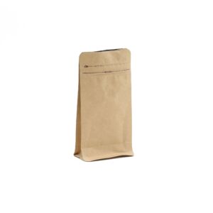 Ambalaj Mic pentru Cafea cu Ventilație pentru Aromă – 9x18cm (125g)