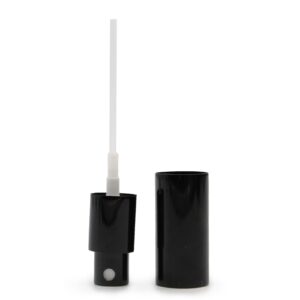 Cap de pulverizare negru pentru sticle 18mm | Luckymoon