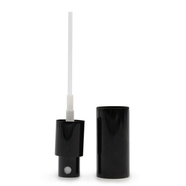 Cap de pulverizare negru pentru sticle 18mm | Luckymoon Cap de pulverizare negru pentru sticle 18mm | Luckymoon