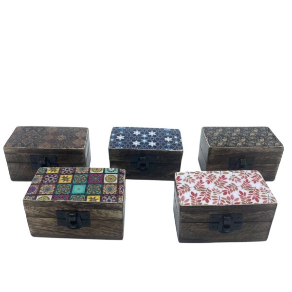 Cutii din Lemn pentru Pastile 9x5x4cm - Model Meena - Diverse