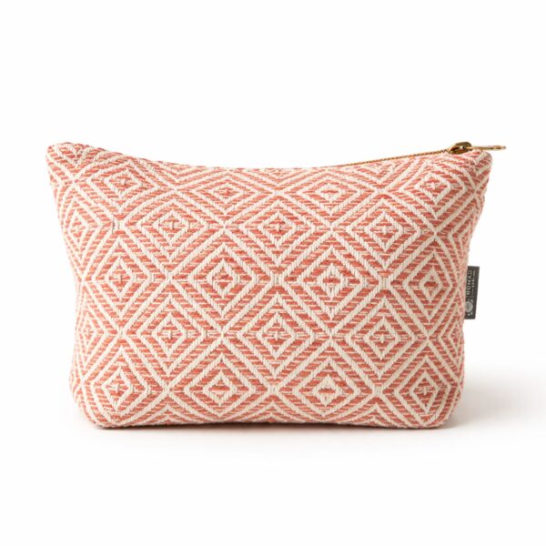 Geantă de Toaletă Nomad Sari Jacquard Indian – Coral Maze